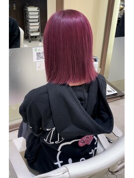 ブランシェ 高蔵寺店(BRANCHE) ブリーチ1回 ピンクバイオレット!!