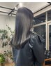 【艶髪】似合わせカット+カラー+髪質改善トリートメント　￥15,000