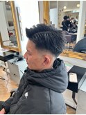 七三分けフェードstyle☆