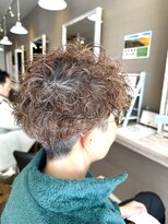 ヘアーメイクロージー 八軒店 (HAIR MAKE ROSY)&nbsp;ツイストスパイラルパーマツーブロックマッシュメッシュフェード