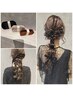 【ベロアリボンをお探しの方】ヘアセット×両面ベロアリボン（120cm以内）付