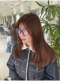 レイヤーカット 顔まわりカット 韓国レイヤー