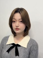 クイ(quii)&nbsp;★韓国ヘアひし形レイヤーボブカット顔周りミニウルフ30代40代