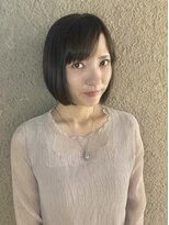 ハートボックス 四谷店(Heart box) 乾かすだけ/オリーブアッシュ韓国風大人ミニボブ