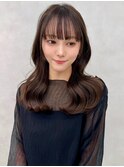 韓国レイヤー/ワインレッド/マロンベージュ/イメチェン/幡ヶ谷