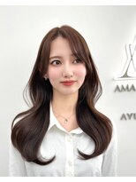 アマトウキョウ アユンチェ(AMA TOKYO×AYUNCHE) 前髪顔まわり韓国ヘアレイヤーカットサイドバンク2wayバンク韓国