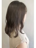 くびれミディ/デザインレイヤー/シナモンベージュ/上品/モテ髪