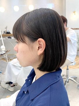 コンティロミー(CONTI ROMMY.) 20代～50代☆黒髪パッツンボブ前髪カット髪質改善ヘッドスパ