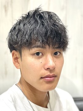 ヨシザワインク プレミアム 横浜 桜木町店(YOSHIZAWA Inc. PREMIUM) メンズツーブロック波巻きパーマ