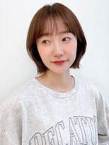 セイドット リー(Say. Ree)&nbsp;say.ボブミニボブくびれボブレイヤーボブコーラルオレンジ暖色