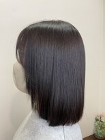 ファム 十日市店(femme)&nbsp;ミディアム×パツっとボブ。