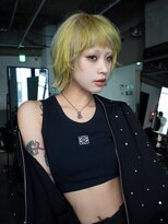 ギークス(GEEKS) 【GEEKS渋谷】ハッシュボブ/デザインカラー/冬カラー/ボブウルフ