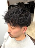 MEN’S HAIR/波巻きツイストスパイラル/リバースセンターパートO