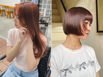 ルイス(LEWES)の写真/［ケアカラー］髪質改善と透明感を両立するニュアンスカラーが得意［神戸/三宮/イルミナカラー/ブリーチ］