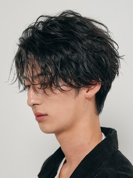 フィフスパーク(fifth PARK) 渋谷波巻きツイストスパイラル強め無造作パーマ束感メンズカット