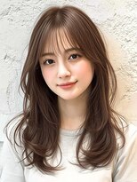 ロティー(loty)&nbsp;レイヤー 赤み消し ブラウン 透明感カラー 髪質改善 前髪 艶髪