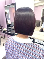 アヴァンス 難波店(AVANCE.)&nbsp;ボルドー×タッセルボブ