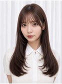 前髪/前髪カット/顔まわりカット/サイドバング/丸顔/面長