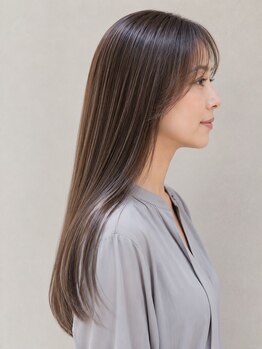 Yeeee.s by INCE 加古川【イーズ】髪質改善・白髪ぼかし【9月上旬(予定)】の写真/【大人の髪質改善ストレート】エイジングによるうねりやクセを解消し、品のある柔らかな上品ストレートに