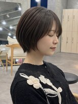 イミ(imi) 大人ボブ/ダークグレー/髪質改善/白髪ぼかし/ショートカット登戸