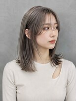 トリニティ(trinity)&nbsp;ブリーチ×髪質改善　ミントベージュ　レイヤーカット　豊見城