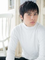 モッズヘア 福岡天神店&nbsp;mod's天神/黒髪ダークアッシュ束感シャドウマッシュショートb