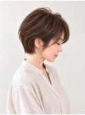 【横顔美人丸みショート】