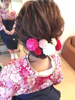 ラウレア 博多店(laulea)&nbsp;袴に合うふわふわアップ♪