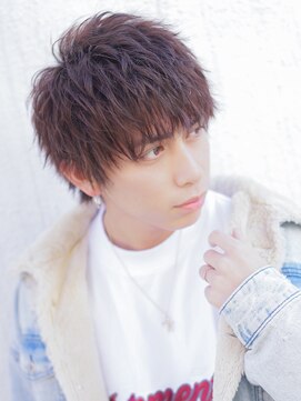 アクロス 原宿(AKROS) 王道マッシュウルフ×ゆるめスパイラルパーマ