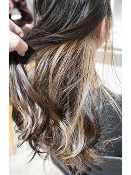 ザ オーダー(THE ORDER) ミルクティーベージュのインナーカラー