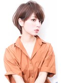 前下がりボブ・  内巻きワンカール・  ボブショート・暗髪