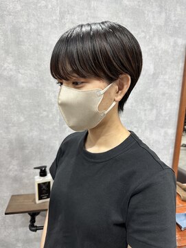 シールドヘアー 沖縄 新都心(C'LD Hair) ハンサムショート/マッシュショート/ショート/暗髪ショート