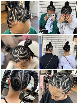 ヘアーズケアープレスト(Hair's Care Presto) 祭り編み込み