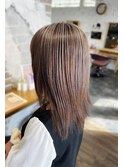 白髪ぼかし×パラパラブリーチ