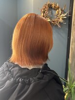 ユニコヘア(unico hair) 20代×ハイトーンオレンジ