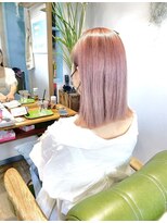 トイロ(toiro)&nbsp;ペールピンクと切りっぱなしロブ