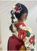 ポコポコ玉ねぎアレンジ×袴着付け