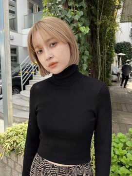 アミー 駒澤(Ammy komazawa) ハイトーンきりっぱなしボブ　松本