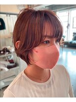 アトリエ エス atelier es HAIRDESIGN&nbsp;サイドバング/顔周りレイヤー/丸みショート/上品ショート/透明感