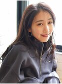 ピンクブラウン×ナチュラルセミディ