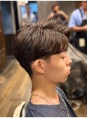 メンズカット/ニュアンスパーマ/ベリーショート/眉毛/barber
