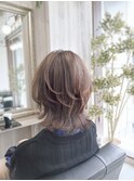 ウルフカット　レイヤーカット　30代40代50代50代60代　白髪染め