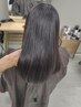 カット+【縮毛矯正or髪質改善ストレート】+カラー+トリートメント2STEP