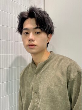 ハニー 町田(HONEY) ブルーブラックスペインカール韓国マッシュスパイキーショート2