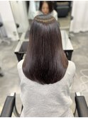 ペールカラー髪質改善ボブ顔まわりレイヤー20代30代40代[表参道]