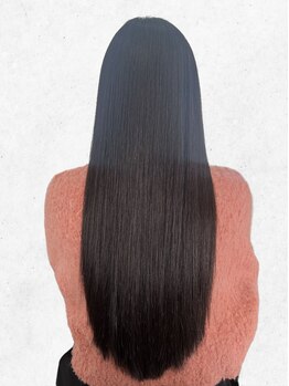 ヘアーアンドビューティー ザ ビー(Hair & Beauty the B)の写真/ブリーチした髪でも縮毛矯正OK!!厳選した薬剤を使用して髪への優しさをとことん追求♪