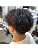 【MEN'S HAIR】刈り上げ×ツイストスパイラルパーマ