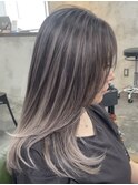 髪質改善縮毛矯正,レイヤー,縮毛矯正,白髪ぼかしハイライト.白髪