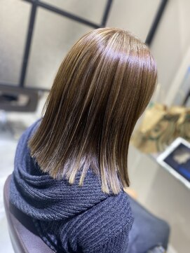 あお へあさろん 夏カラー ハイライト