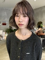 ハウ 心斎橋(how)&nbsp;ナチュラルアッシュミルクティーベージュ夏カラー小顔カット